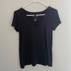 Soft and Sexy Strappy Neck Tee